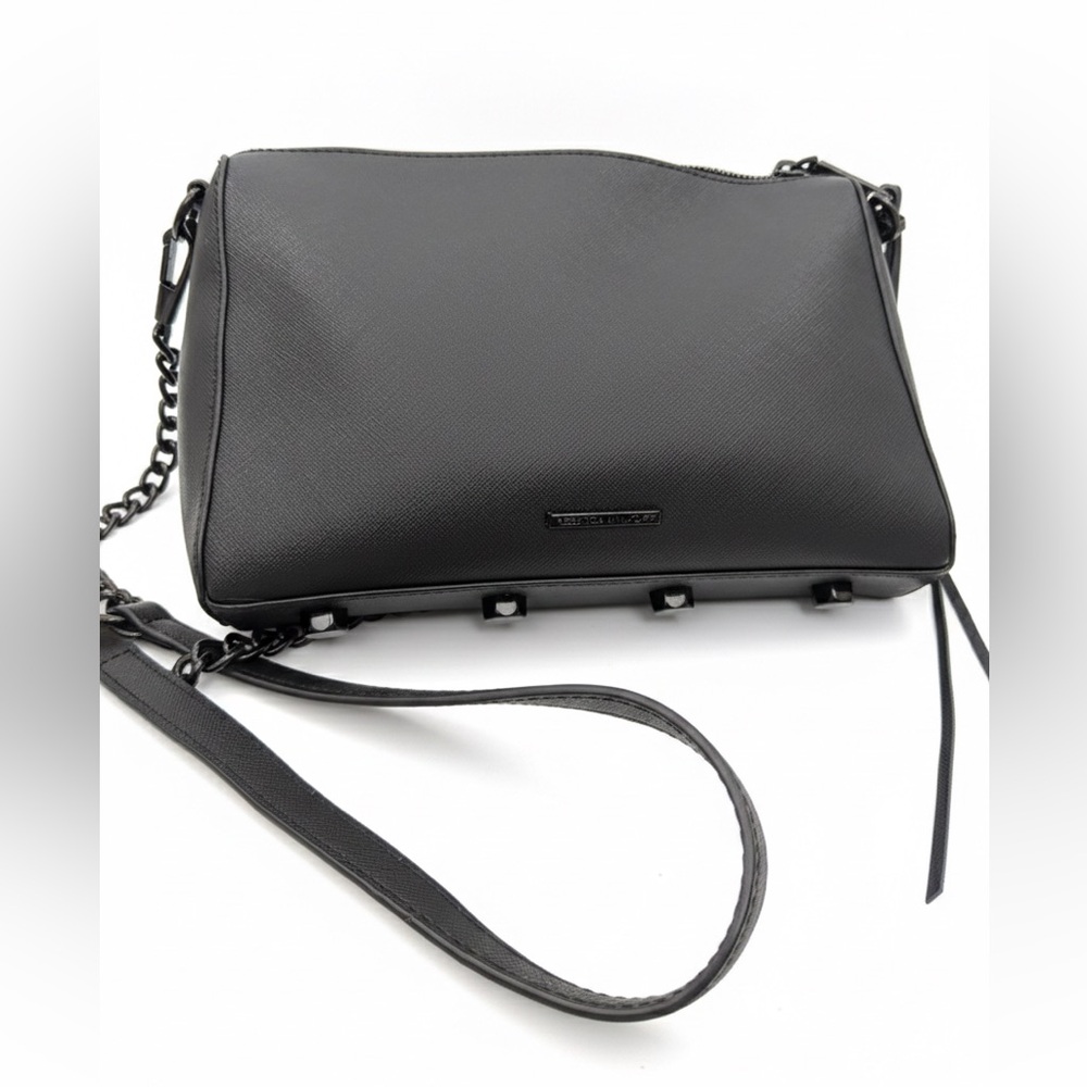 Rebecca Minkoff Pre-Loved Mini M.A.C. Crossbody – Black on Black